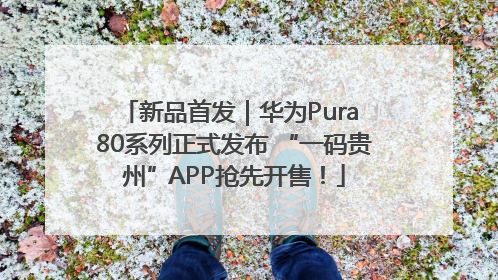 新品首发｜华为Pura 80系列正式发布 “一码贵州”APP抢先开售！